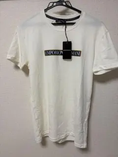 『新品』EMPORIO ARMANI Tシャツ・ ホワイト・Lのサムネイル