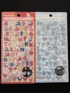 【正規品】　サンリオ　文字　ボンボンドロップ　キティ&シナモロール