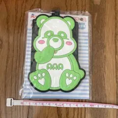 AAA え～パンダ ラバーパスケース グリーン