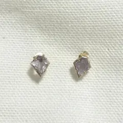 ボ*ン様 アガット agete アメジスト チェーンピアス 両耳用 - メルカリ