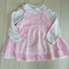 クーラクール ギンガムチェックワンピース 90