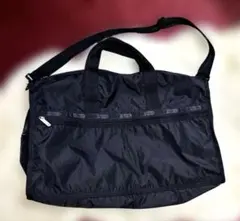 LeSportsac☆レスポートサック　美品　黒　ブラック　ショルダー　ボストン