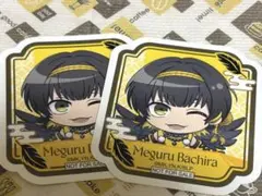 ブルーロック スマイルベースカフェ 天狗茶亭 特典ステッカー 蜂楽廻 2枚