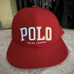 POLO RALPH LAUREN キャップ レッド マルチカラー ロゴのサムネイル