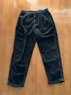 90s old gap 太畝コーデュロイパンツ ブラック - メルカリ