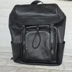 COACH コーチ レザー バックパック リュック ブラックのサムネイル