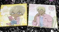 コナンカフェ POLICE×CAFETERIA ラッキーくじ 安室 降谷 色紙