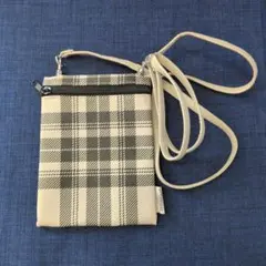 Harris チェック柄 ショルダーバッグ