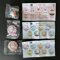 くら寿司ちいかわ ハチワレフィギュア　 　ちいかわ シーサー　缶バッジ