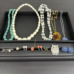 【 遺品整理 】ネックレス イヤリング ラペルピン silver 13点