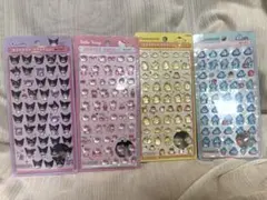 サンリオ　ボンボンドロップシールミニ　４セット