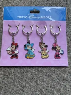 東京ディズニーリゾート ミッキー・ミニー キーホルダー 4個セット