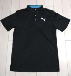 PUMA プーマ ポロシャツ ブラック ブルーのサムネイル