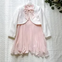 美品✨ デコラピンキーズ 130 ボレロ ワンピース 卒園 入学 フォーマル