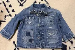 デニムジャケット 12-18ヶ月 80 Gジャン