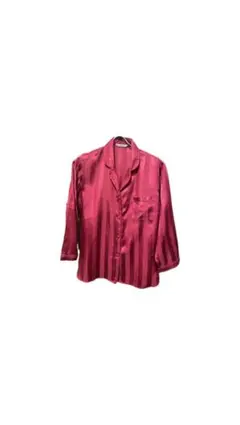 赤ストライプ　セットアップ