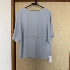 23区　ストレッチジョーゼットケープデザインカットソーのサムネイル