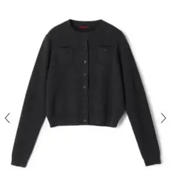 CABaN コットンカシミヤ クルーネックカーディガン