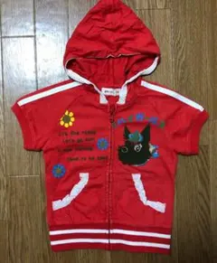 美品リハイガールズ半袖Tシャツ10090ジャンパー女の子レトロ保育園