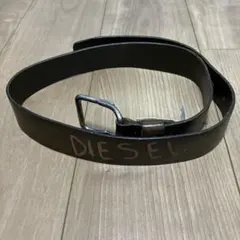 DIESEL レザーベルト ダークブラウン　85cm