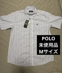 【新品タグ付き】POLO メンズ半袖シャツ　チェック　Mサイズのサムネイル