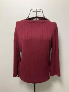 Te chichi テチチ　長袖ニット　赤　F 匿名発送【01-10】