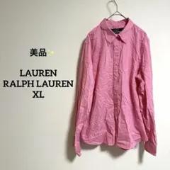LAUREN RALPH LAUREN （XL）ピンクシャツ