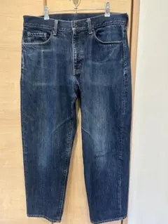 ユーロリーバイス 551 W34 太畝コーデュロイ パンツ 紺 イタリア製