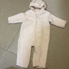 gap クマ耳　もこもこ　ロンパース