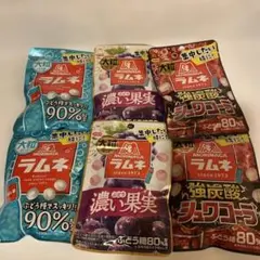 森永製菓　大粒ラムネ3種類6個(集中したい時に！)のサムネイル