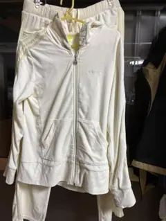 adidas タオル生地スウェット上下セット