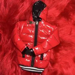 赤いダウンジャケットミニサイズ