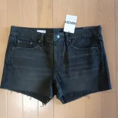 Gapギャップ Slim Shortsスリムショーツ29 ブラックデニム新品