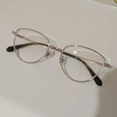 zoff ゾフ クラシック メガネ 韓国 ゴールド メタルフレーム - メルカリ