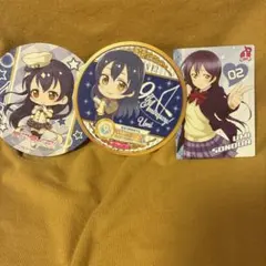 ラブライブ！ 園田海未 コースター カード 3点セット