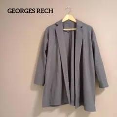 GEORGES RECH ロングカーディガン グレー ウール100％ 36