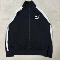 PUMA プーマ メンズ T7トラックジャケット　ブラックのサムネイル