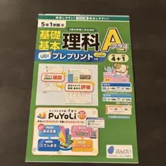 文溪堂 小学5年生 1学期 カラーテスト 理科　ぶんけい　未記入　新品　未使用