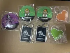 UNDERTALEアンダイン×アルフィー、サンズ×パピルス缶バッジ＋アクキー