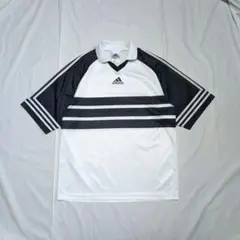 adidas 90s 万国旗タグ ゲームシャツ ロゴドン - メルカリ