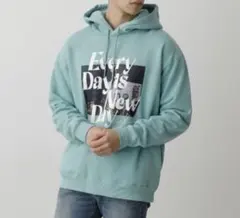 AZUL BY MOUSSY フード付きパーカー ミントグリーン Lのサムネイル