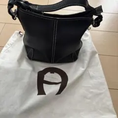 最終価格【匿名配送】アイグナー　ショルダーバッグ　ブラック