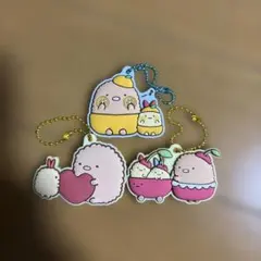 すみっコぐらし　とんかつ　ラバーキーホルダーセット