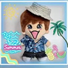 丈君の夏服　藤原丈一郎ちびぬい服　なにわ男子ちびぬい服　ちびぬいアロハシャツのサムネイル