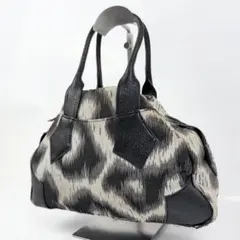 ヴィヴィアンウエストウッド ヤスミン ミニボストンバッグ レオパード ブラック系