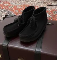 ✨美品✨クラークス　ワラビー　ブラック　黒