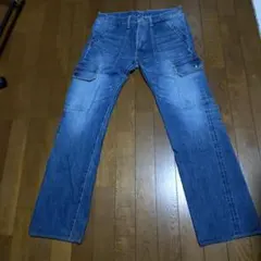 フラットヘッド　R.J.B RJB デニムカーゴワークパンツ
