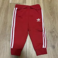 アディダスオリジナルス キッズ トラックパンツ ジャージ 赤 80
