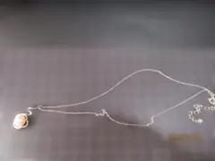 ミ*ミ様 ジュエリーマキ パール ネックレス ピンク オーバル 8ｍｍ程 925のサムネイル