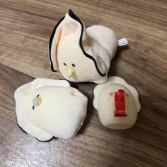 つぶらな瞳の和食屋 むぎゅぬいべびーなまがきぬいぐるみ マスコット 3点セット